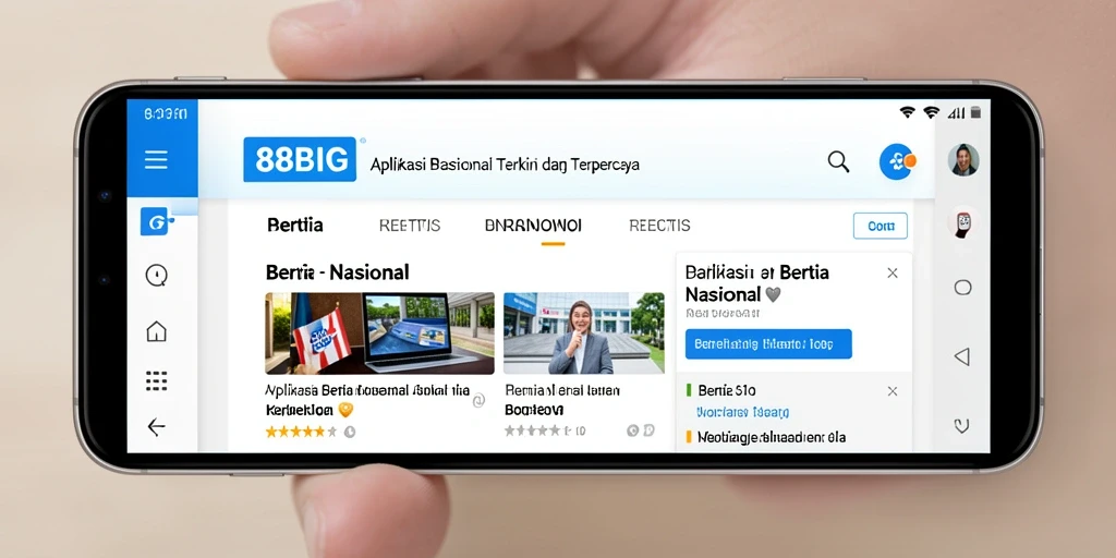 Tampilan antarmuka 88BIG yang menarik dan informatif.