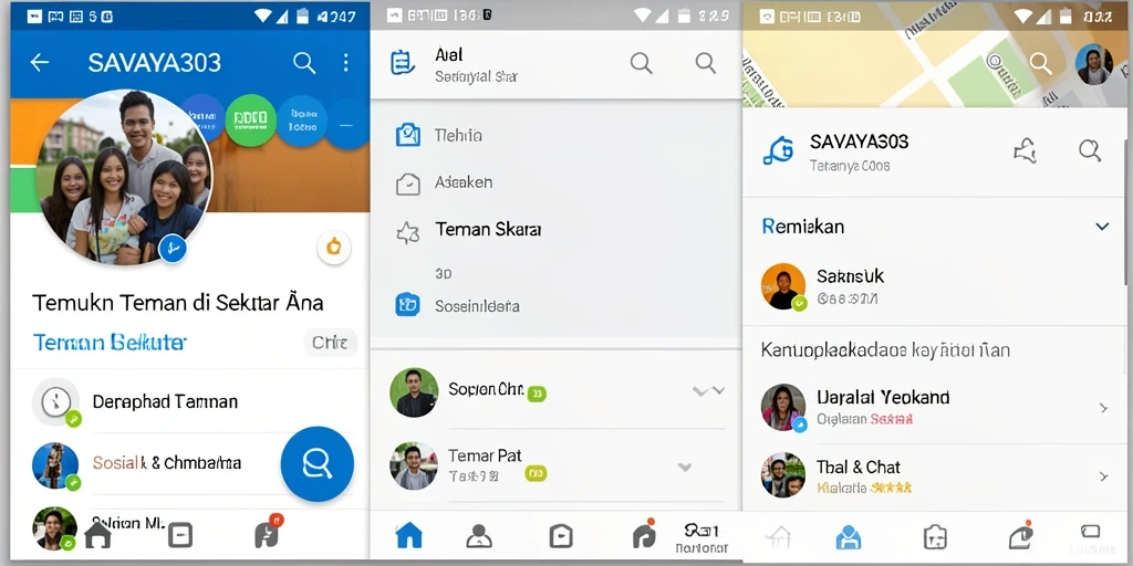 Tampilan antarmuka SAVAYA303 yang menarik dan nyaman digunakan.