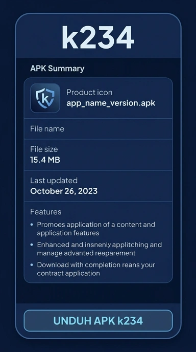 Unduh dan Instal APK k234 untuk Android